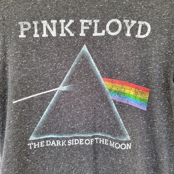Pink Floyd Dark Side of the Moon Graphic T Shirt Unisex Size S Dark Heather Gray - Picture 3 of 11